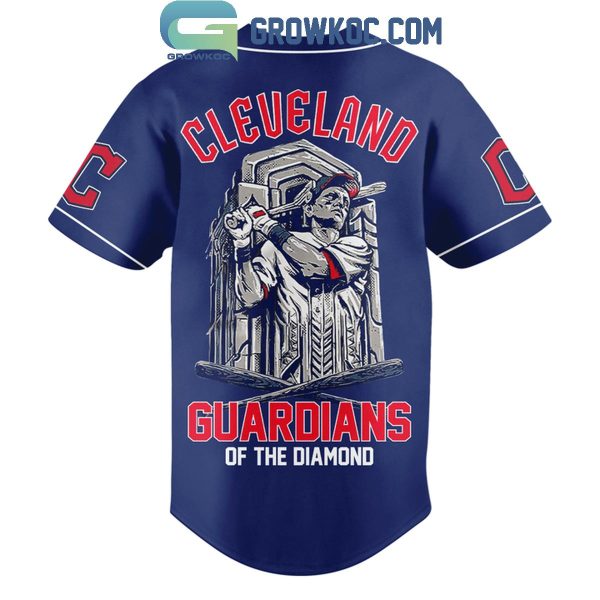 Cleveland Guardians Of The Diamond Personalized Baseball Jersey