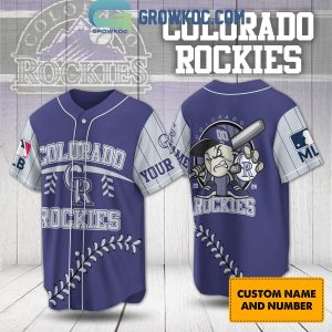 Colorado Rockies 2024 Baseball Fan Love Personalized Baseball Jersey