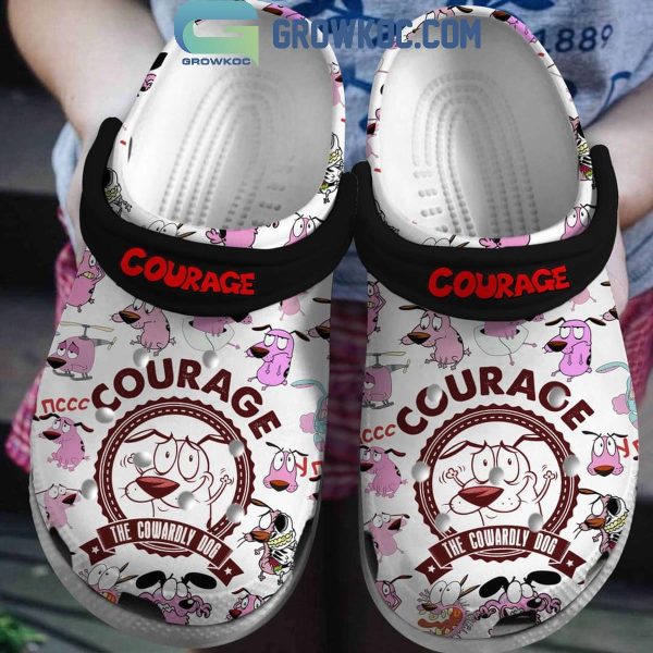 Courage The Cowardly Dog Fan Crocs Clogs