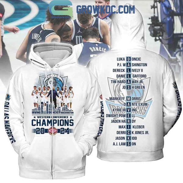 Dallas Mavericks Western Conference Champions 2024 Squad Name Hoodie Shirts