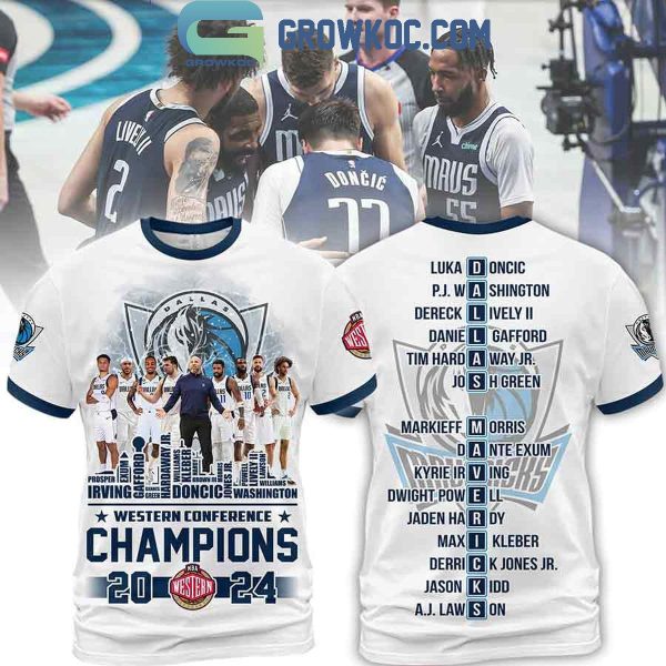 Dallas Mavericks Western Conference Champions 2024 Squad Name Hoodie Shirts