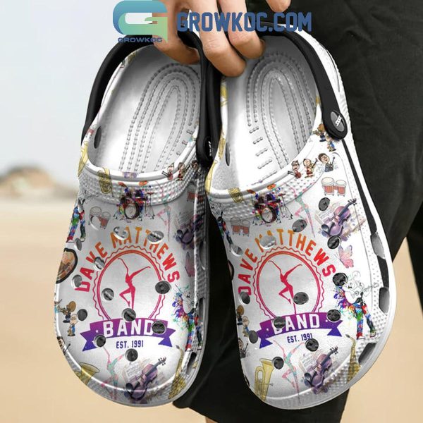 Dave Matthew Band Est. 1991 Fan Personalized Crocs Clogs