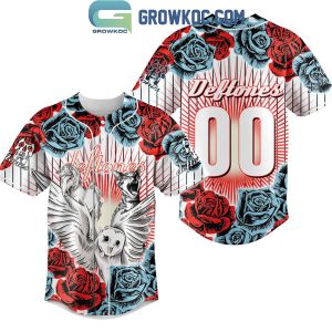 Deftones Diamond Eyes Roses Personalized Baseball Jersey
