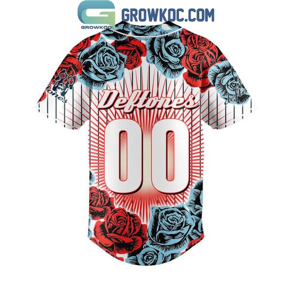 Deftones Diamond Eyes Roses Personalized Baseball Jersey