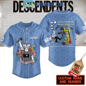 Descendents Be A Victim If You Admit Defeat Personalized Baseball Jersey
