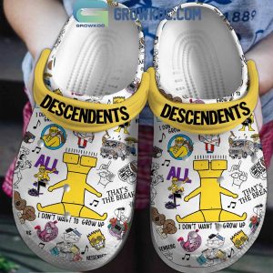 Descendents I Don’t Want To Grow Up Love Crocs Clogs