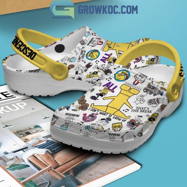 Descendents I Don’t Want To Grow Up Love Crocs Clogs