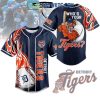 Detroit Tigers Baseball Fan Love Personalized Baseball Jersey