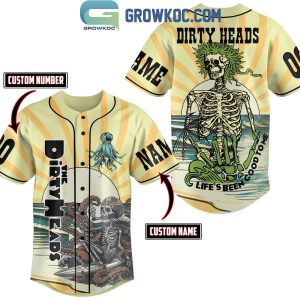Dirty Heads Spill Your Guts And Spit The Truth Out Personalized Baseball Jersey
