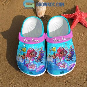 Disney The Little Mermaid Ariel Fan Personalized Crocs Clogs