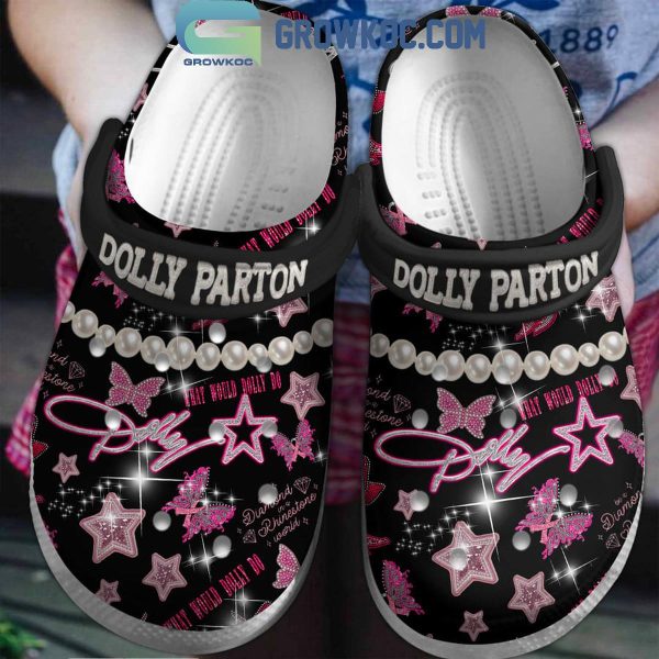 Dolly Parton Diamond In A Rhinestone World Crocs Clogs