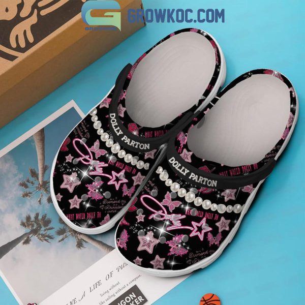 Dolly Parton Diamond In A Rhinestone World Crocs Clogs