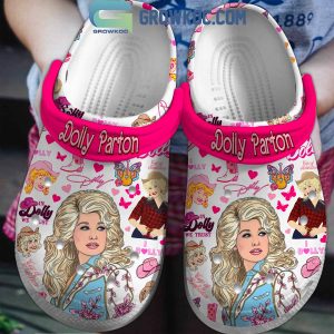 Dolly Parton In Dolly We Trust I Love Dolly Crocs Clogs