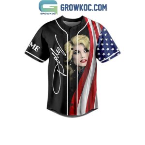 Dolly Parton Make Country Music Great Again America Personalized Baseball Jersey