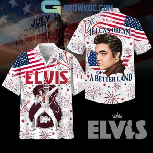 Elvis Presley If I Can Dream Of A Better Land Hawaiian Shirt