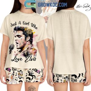 Elvis Presley Just A Girl Who Love Elvis T-Shirt Short Pants