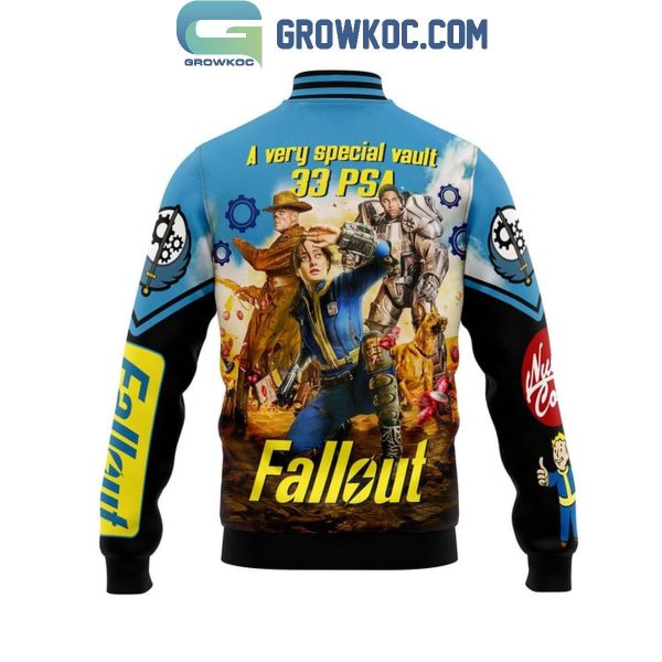 Fallout A Very Special Vault 33 PSA Fan Baseball Jacket