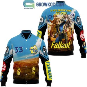 Fallout Nuka Cola 33 Vaultboy Baseball Jacket