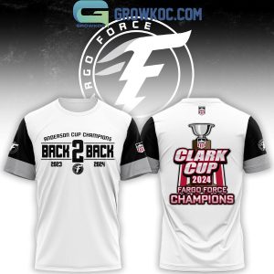 Clark Cup Playoffs 2024 Fargo Force Champions Hoodie Shirts