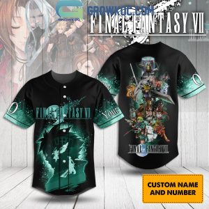 Final Fantasy VII All Characters All Arc Personalized Baseball Jersey