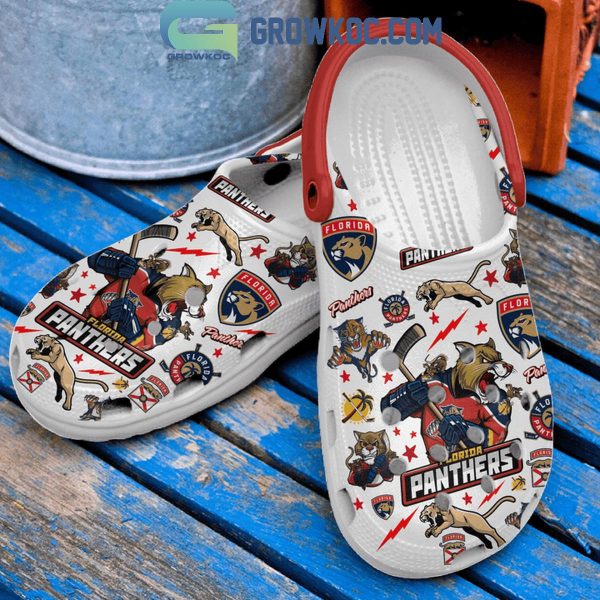 Florida Panthers Time To Hunt Hockey Fan Crocs Clogs