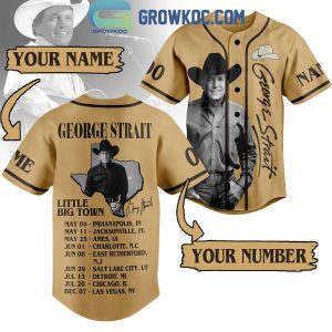 George Strait Little Big Town 2024 Personalized Baseball Jersey