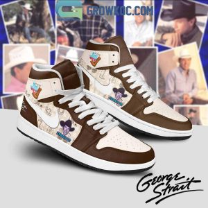 George Strait Strait Up Fan Air Jordan 1 Shoes