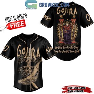 Gojira Dragons Are The Myth Alive Personalized Baseball Jersey
