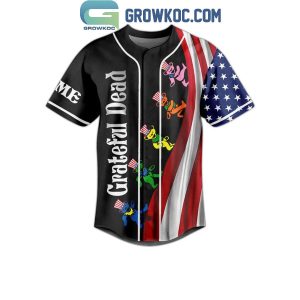 Grateful Dead America 4th Of July Wave That Flag Personalized Baseball Jersey