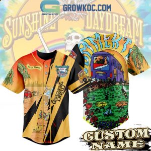 Grateful Dead Sunshine Daydream Personalized Baseball Jersey