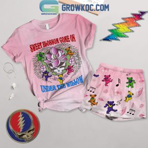 Grateful Dead Sweet Blosson Come On Under The Willow T-Shirt Short Pants