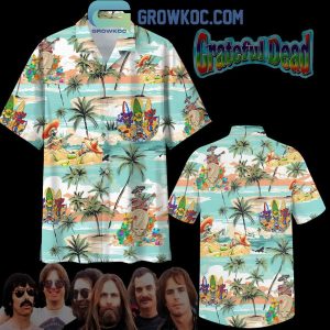 Grateful Dead The Dancing Bears Beach Hawaiian Shirt