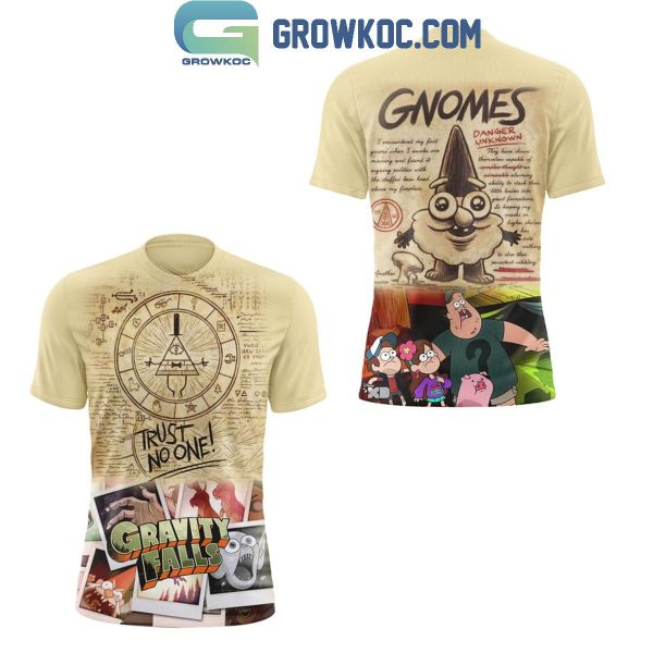 Gravity Falls Trust No One Gnomes Hoodie Shirts
