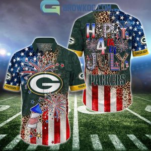 Green Bay Packers Patriot Fan Happy 4th Of July Hawaiian Shirts