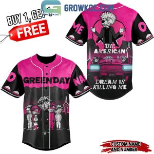 Green Day Dreams Is Killing Me The American Personalized Baseball Jersey