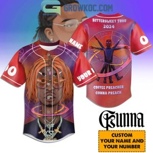 Gunna Bittersweet Tour 2024 Personalized Baseball Jersey