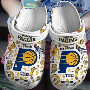 Indiana Pacers Basketball Indy Fan Crocs Clogs