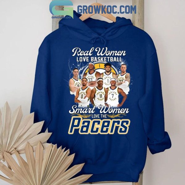 Indiana Pacers Real Women Love Basketball Smart Women Love Magic T-Shirt