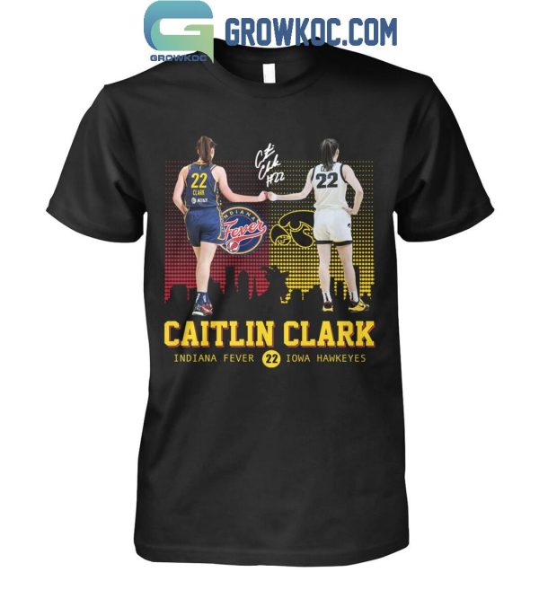 Iowa Hawkeyes Indiana Fever Caitilin Clark The Star T-Shirt