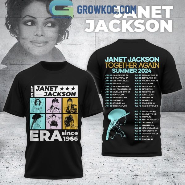 Janet Jackson Together Again Summer 2024 Since 1966 Hoodie Shirt