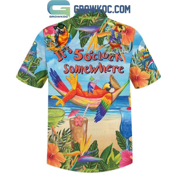 Jimmy Buffett It’s 5 O’Clock Somewhere Hawaiian Shirts