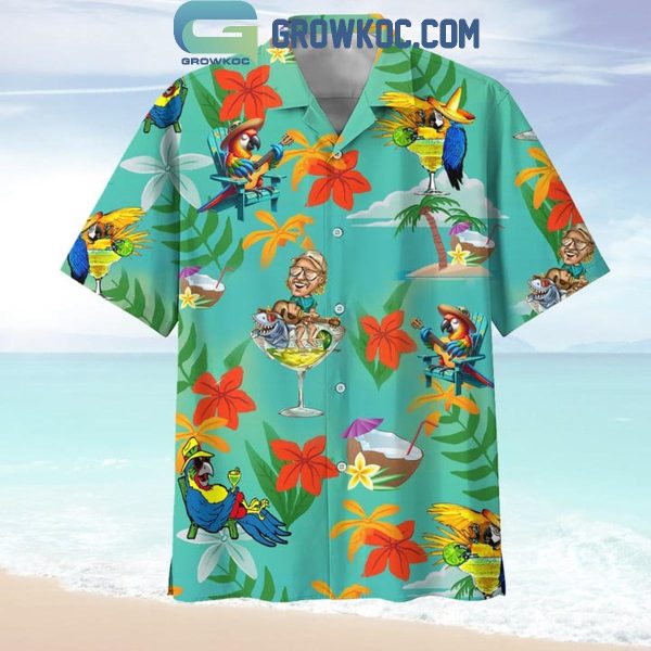 Jimmy Buffett Summer Whiskey Cocktail Hawaiian Shirts