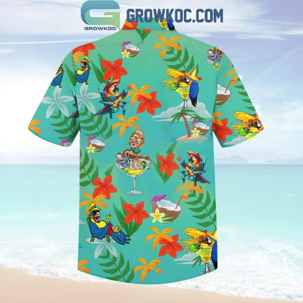 Jimmy Buffett Summer Whiskey Cocktail Hawaiian Shirts