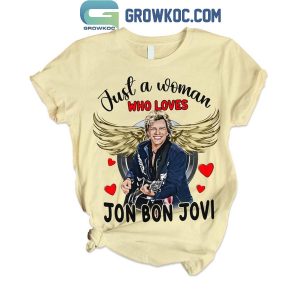 Jon Bon Jovi Just A Girl Who Loves Jon Bon Jovi T-Shirt Short Pants