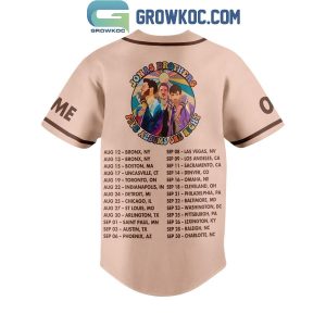 Jonas Brothers Five Albums One Night Personalized Baseball Jersey Sand