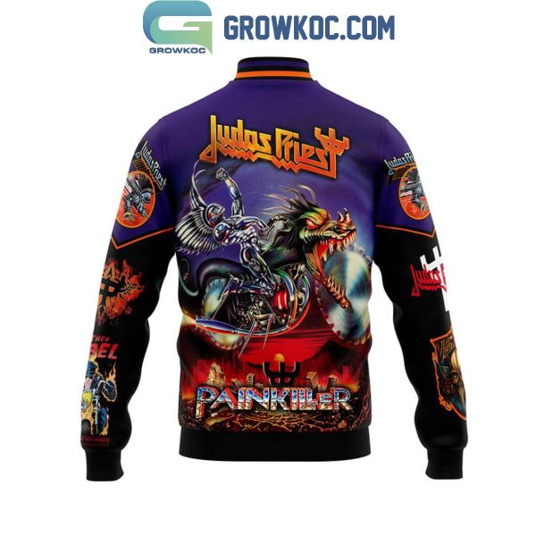 Judas Priest Painkiller Terrifying Scream Baseball Jacket
