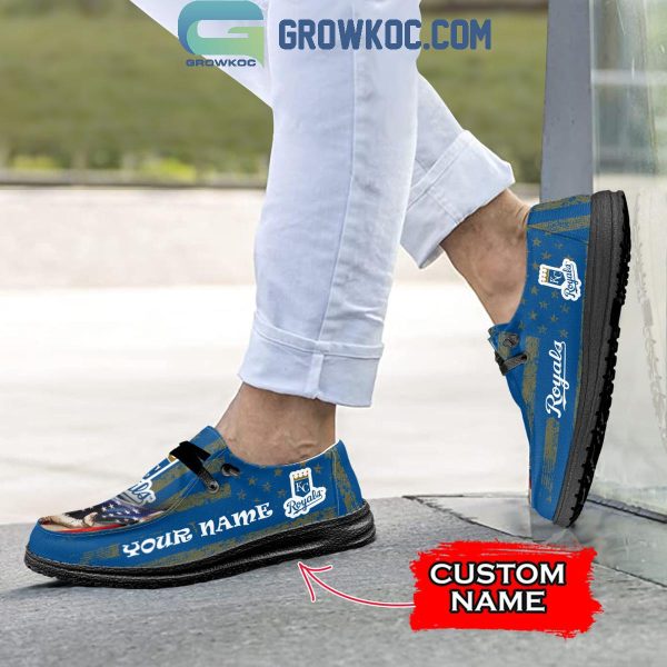 Kansas City Royals American Proud Personalized Hey Dude Shoes