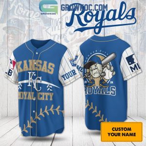 Kansas Royals City 2024 Baseball Fan Love Personalized Baseball Jersey