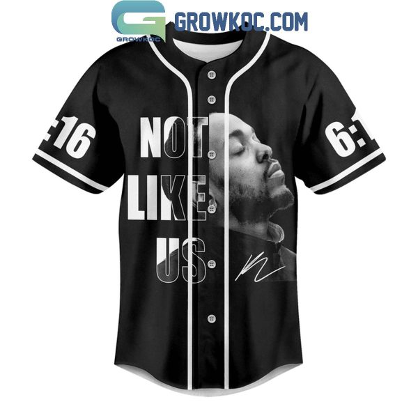 Kendrick Lamar Not Like Us Euphoria Personalized Baseball Jersey