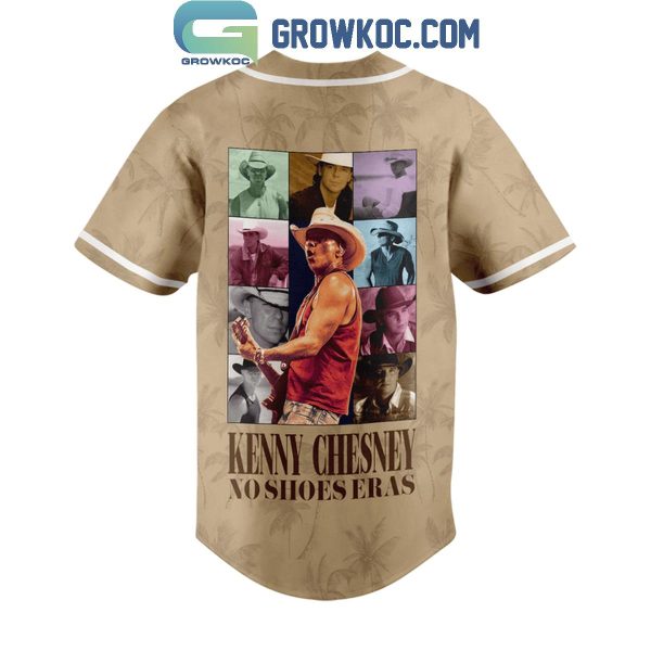 Kenny Chesney No Shoes Eras Personalized Baseball Jersey Brown Design